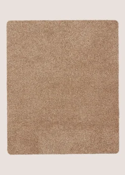 Brown Linen Plain Door Mat (80x95cm)