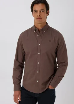 Brown Oxford Shirt