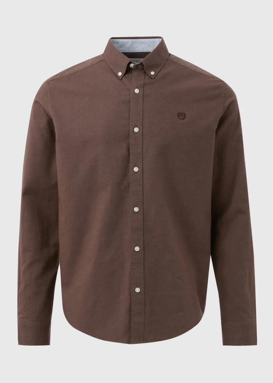 Brown Oxford Shirt