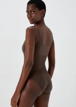 Brown Seamless Smoothing Bodysuit