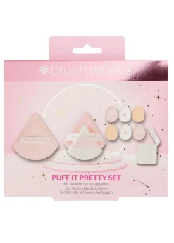 Brushworks Pastel Pink Puff It Pretty Set