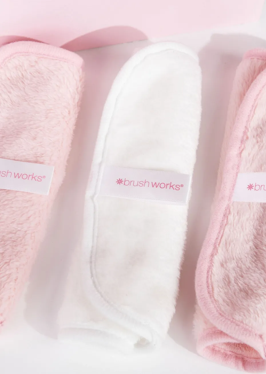 Brushworks Re-usable Makeup Remover Cloth Trio