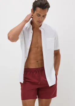 Burgundy Swim Shorts