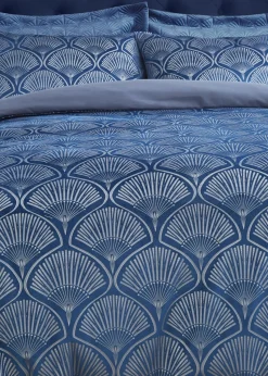 Catherine Lansfield Art Deco Pearl Duvet Cover Set