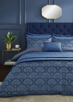 Catherine Lansfield Art Deco Pearl Duvet Cover Set