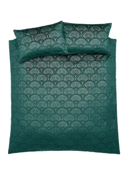 Catherine Lansfield Art Deco Pearl Duvet Cover Set