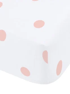 Catherine Lansfield Brushed Polka Dot Cotton Fitted Sheet
