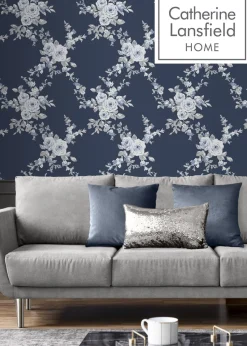 Catherine Lansfield Canterbury Floral Wallpaper