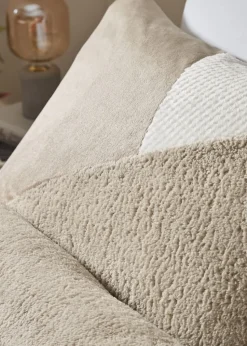 Catherine Lansfield Cosy Larsson Geo Fleece Duvet Cover Set