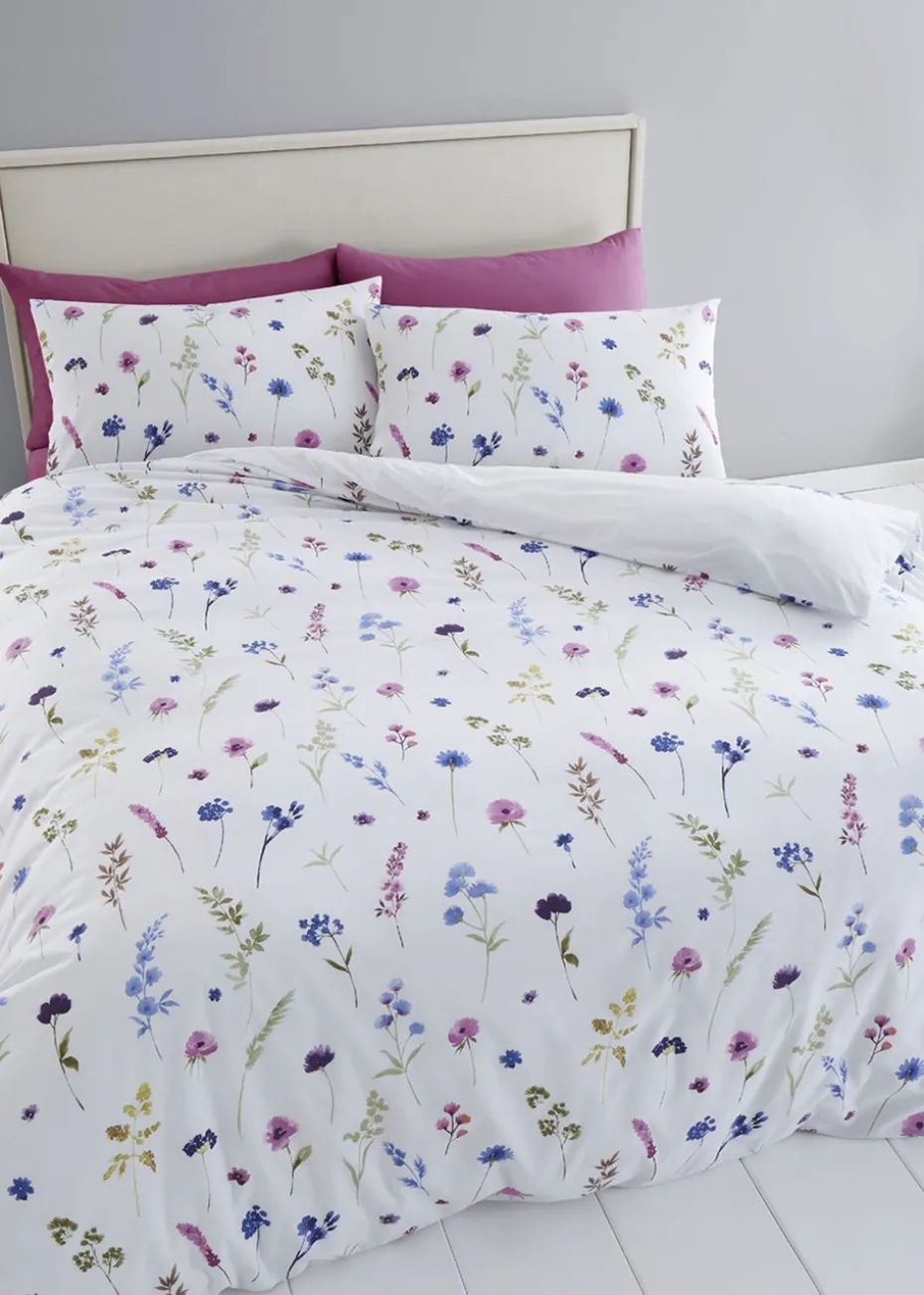 Catherine Lansfield Countryside Floral Duvet Cover Set