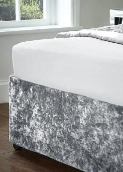 Catherine Lansfield Crushed Velvet Divan Base Wrap