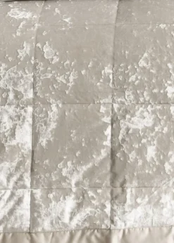 Catherine Lansfield Crushed Velvet Quilted Bedspread (220x220cm)