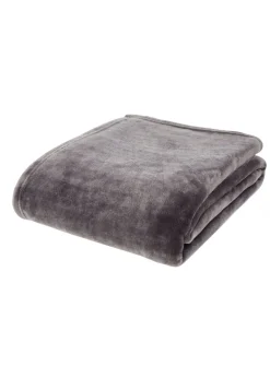 Catherine Lansfield Extra Large Raschel Velvet Touch Blanket Throw (200x240cm)