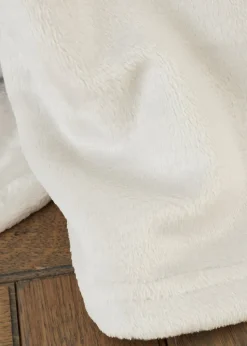 Catherine Lansfield Extra Large Raschel Velvet Touch Blanket Throw (200x240cm)