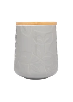 Catherine Lansfield Inga Storage Jar Grey