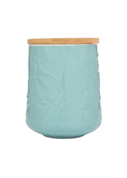 Catherine Lansfield Inga Storage Jar Teal