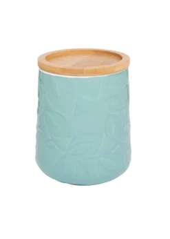 Catherine Lansfield Inga Storage Jar Teal