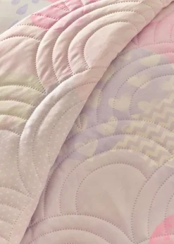 Catherine Lansfield Kids Soft Cloud Pink Pastel Bedspread (150x200cm)
