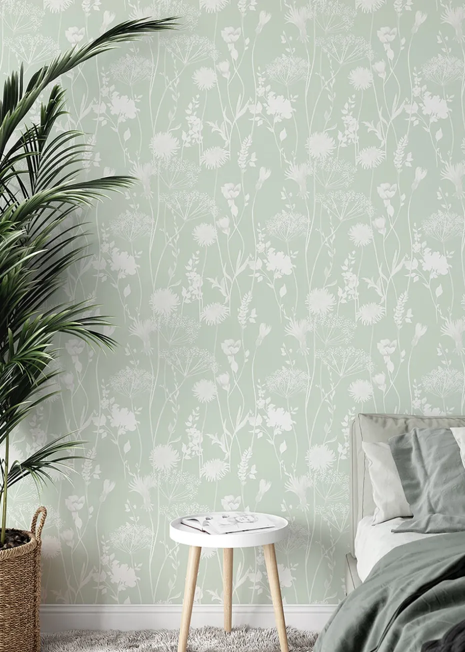 Catherine Lansfield Meadowsweet Floral Wallpaper