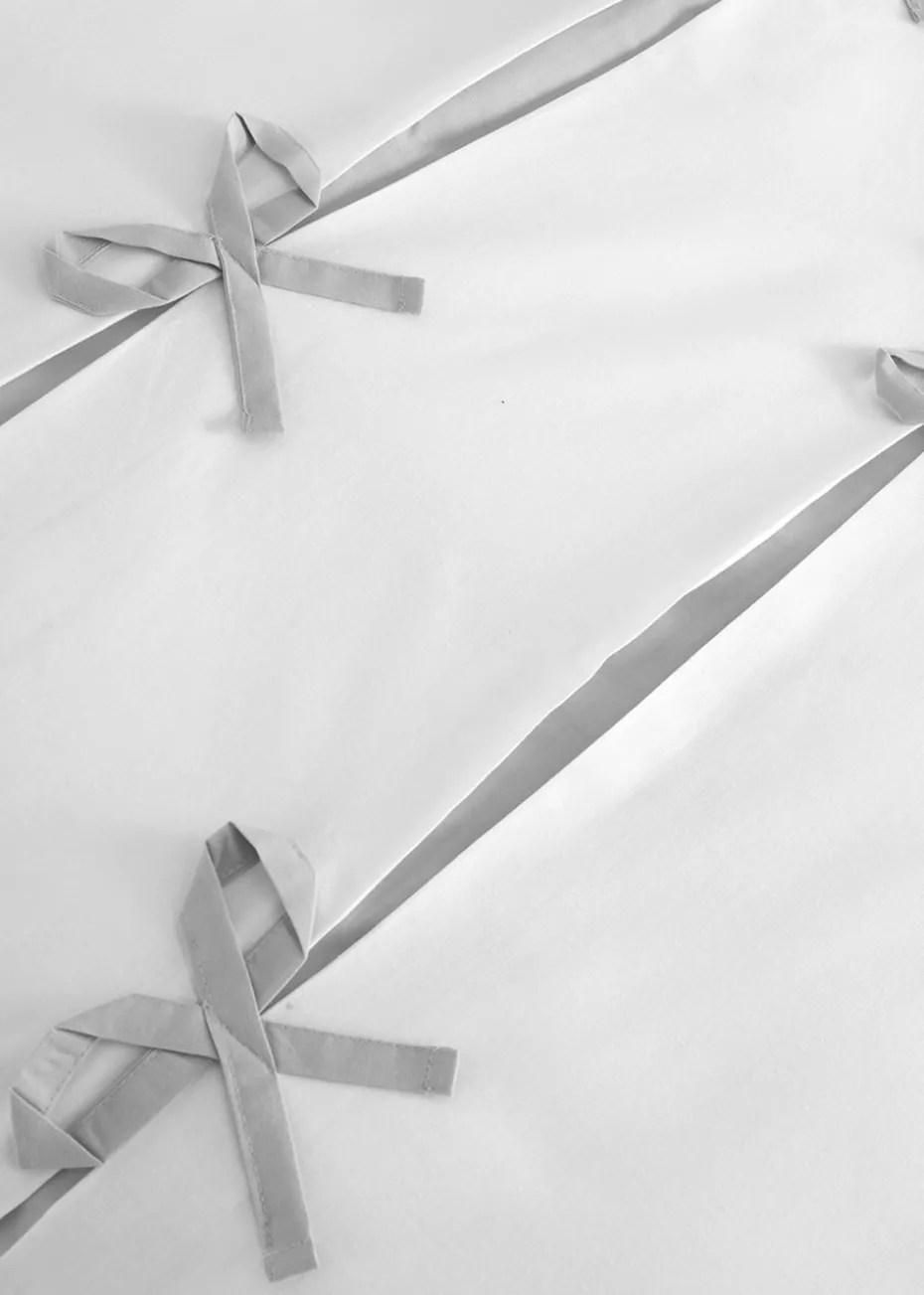 Catherine Lansfield Milo Bow Duvet Cover