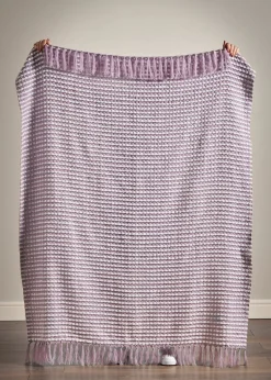 Catherine Lansfield Stab Stitch Blanket Throw (125x150cm)