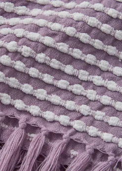 Catherine Lansfield Stab Stitch Blanket Throw (125x150cm)