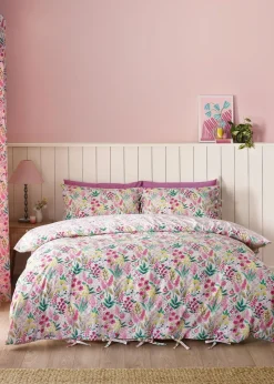 Catherine Lansfield Tilly Floral Reversible Duvet Cover Set