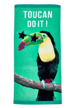 Catherine Lansfield Toucan Do It Cotton Beach Towel
