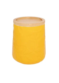 Catherine Lansfield Yellow Inga Storage Jar