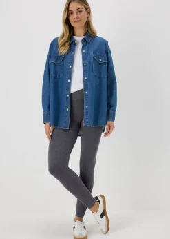 Charcoal Seam Free Leggings