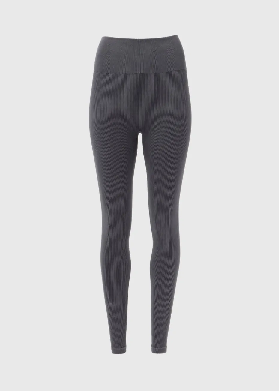 Charcoal Seam Free Leggings