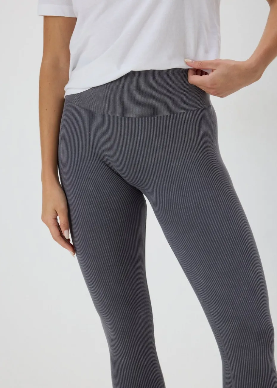 Charcoal Seam Free Leggings