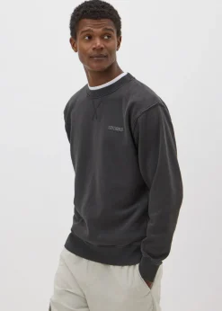 Charcoal Washed Relaxed Fit Sweatshirt