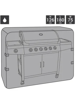 Charles Bentley Bbq Waterproof Gas Charcoal Premium Bbq Cover Extra Large (6-7 Burner)