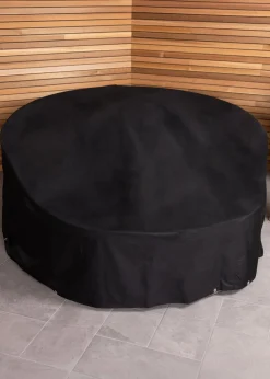 Charles Bentley Black Deluxe Rattan Day Bed Cover