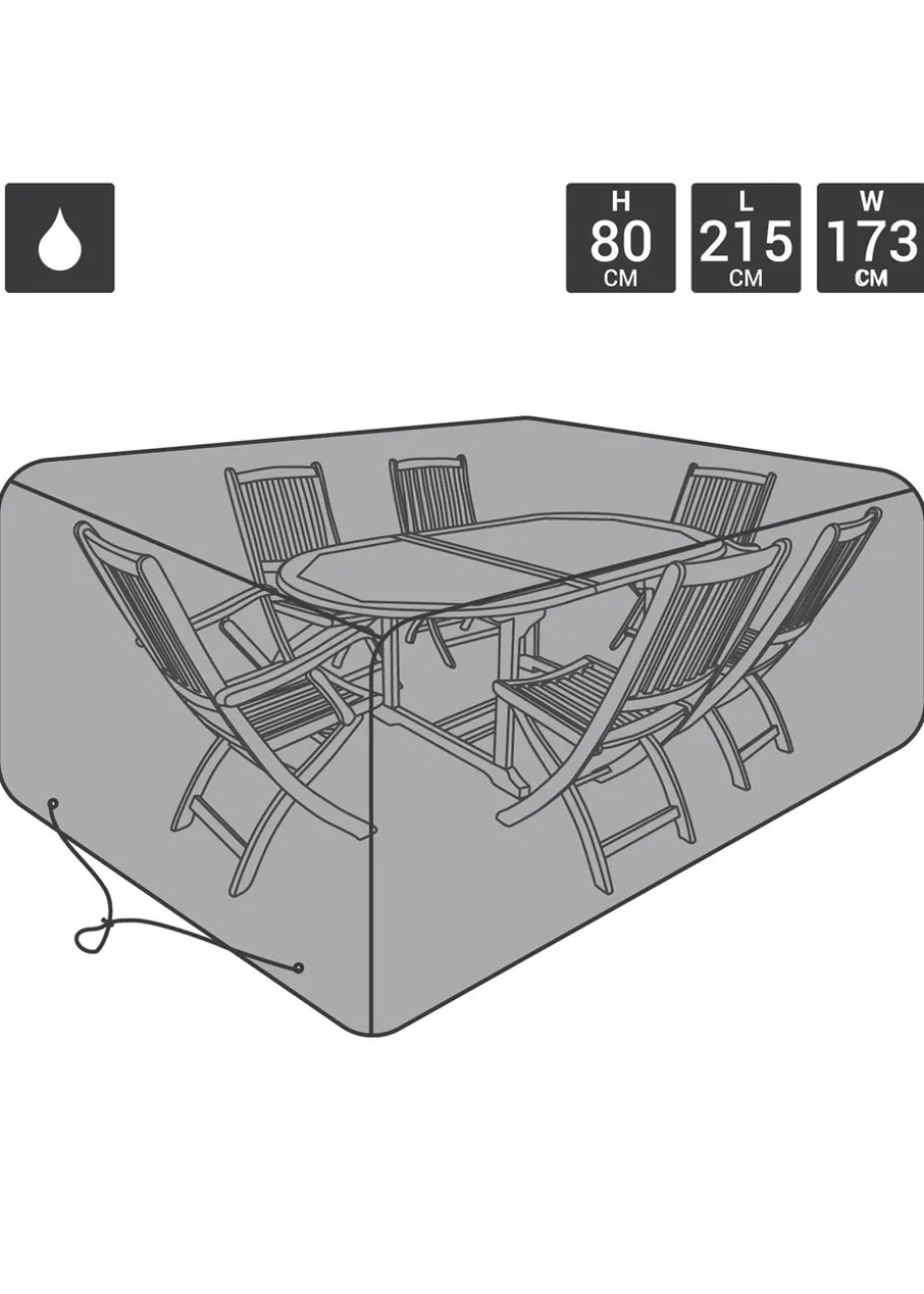 Charles Bentley Black Premium Rectangular Garden Furniture Cover