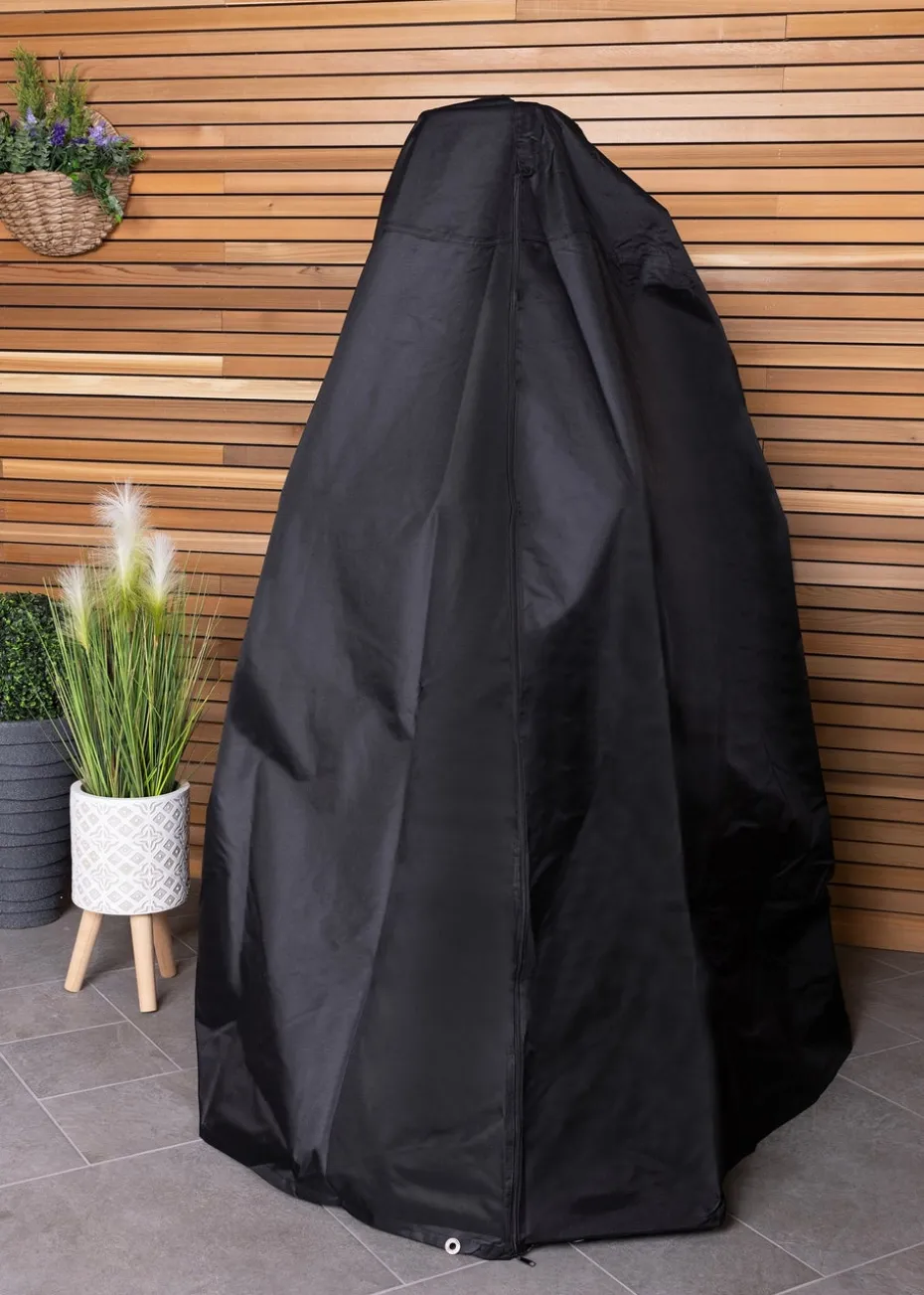 Charles Bentley Black Rattan Swing Seat Cover