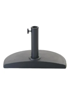 Charles Bentley Concrete Parasol Half Base for Half Canopy Umbrella