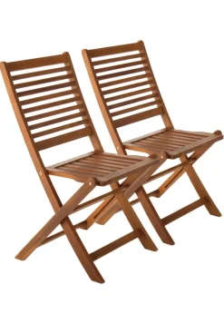 Charles Bentley FSC Acacia Hardwood Furniture Set with Extendable Table (6 Seater)