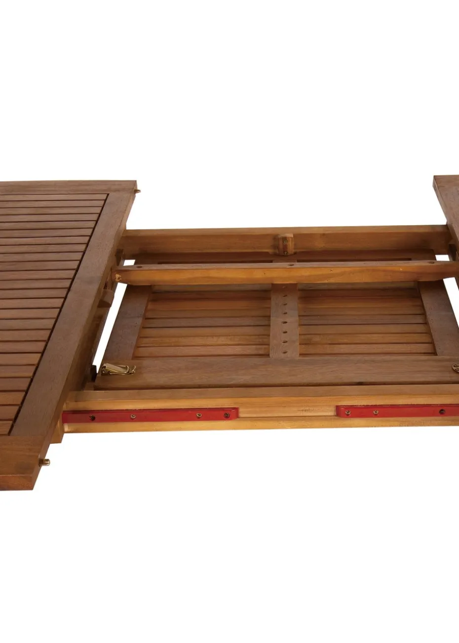 Charles Bentley FSC Acacia Hardwood Furniture Set with Extendable Table (6 Seater)