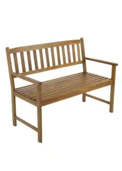 Charles Bentley FSC Acacia Outdoor Garden Storage Box (H36cm x W46cm x L110cm)