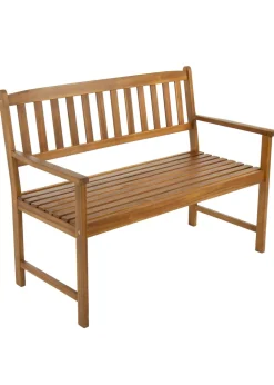 Charles Bentley FSC Acacia Wooden Bench (H90cm x W120cm x D61cm)