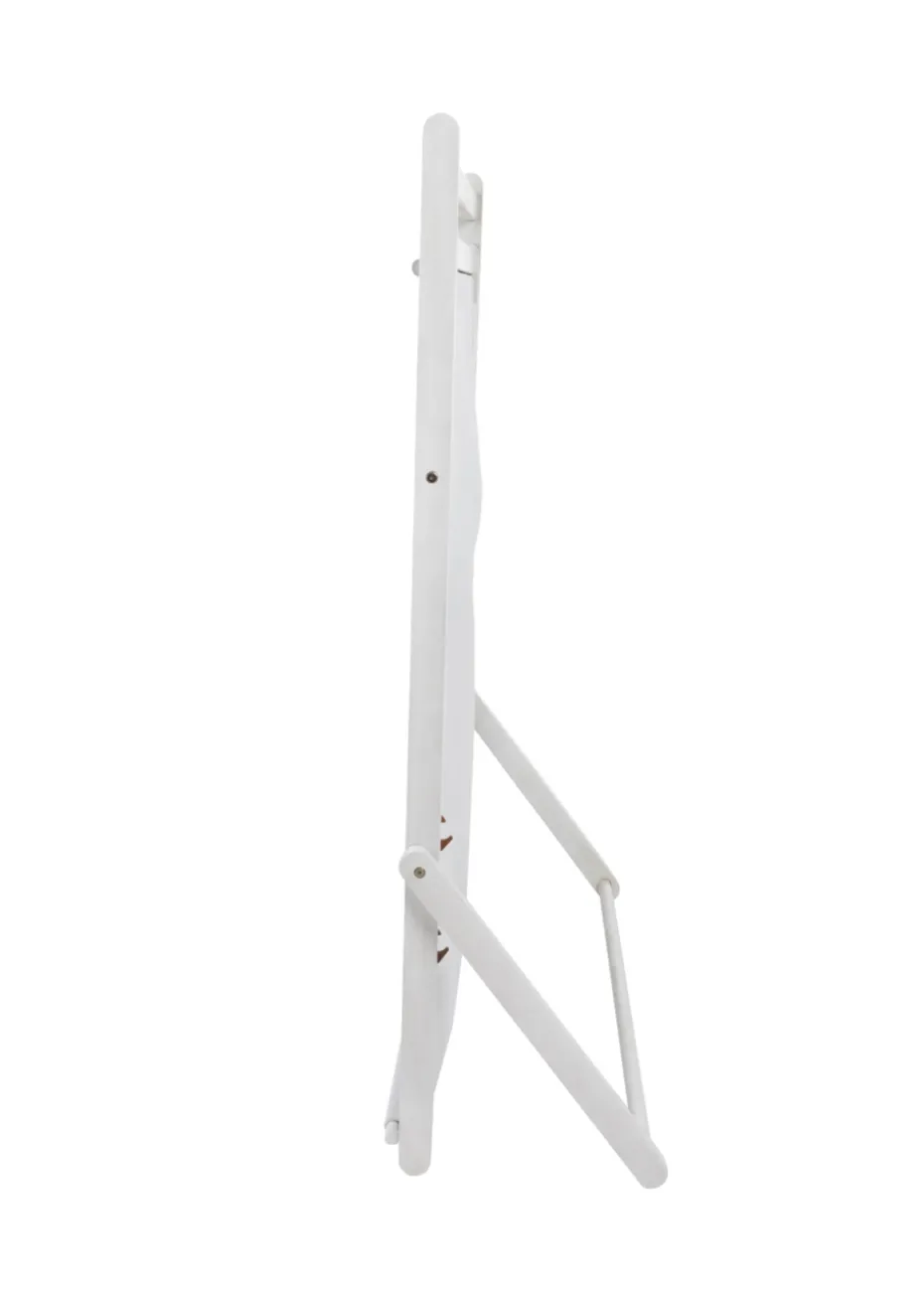 Charles Bentley FSC Certified Eucalyptus White Washed Double Deck Chair Grey