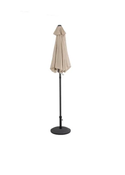 Charles Bentley Garden Patio Market Umbrella Parasol Crank Function Beige