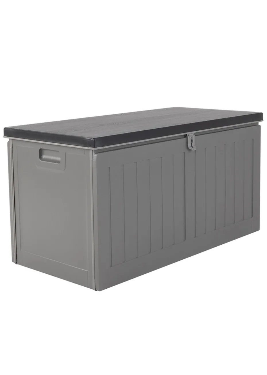 Charles Bentley Grey Outdoor Plastic Storage Box
