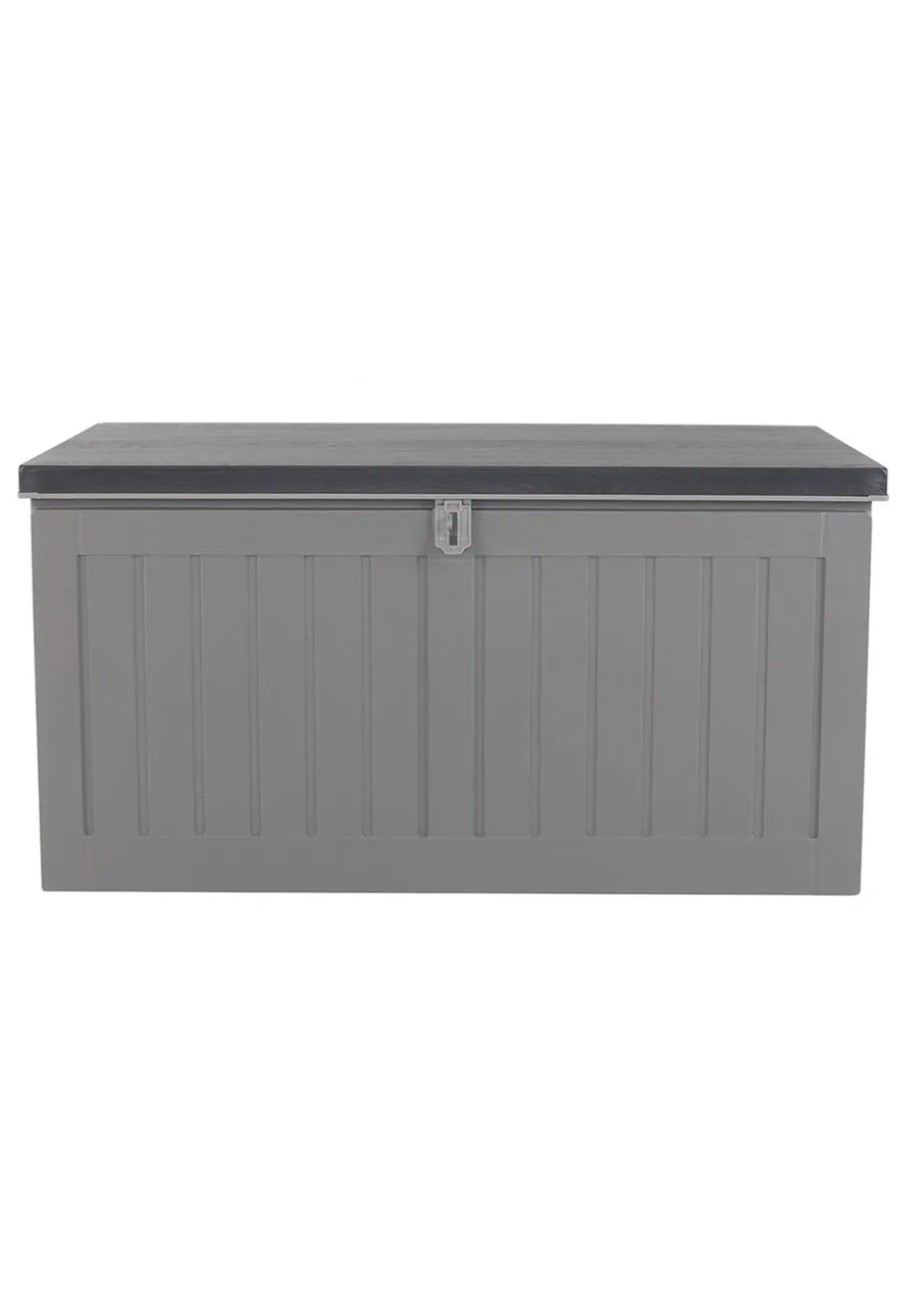 Charles Bentley Grey Outdoor Plastic Storage Box