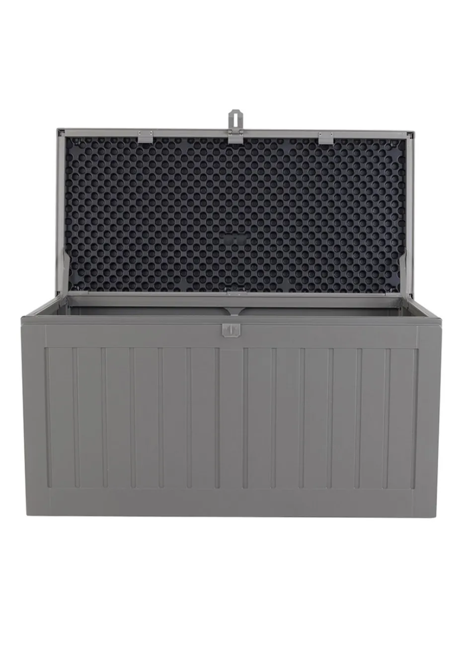 Charles Bentley Grey Outdoor Plastic Storage Box