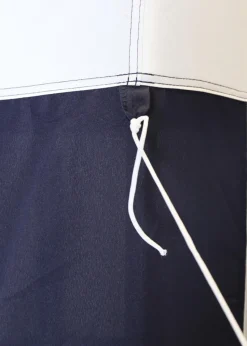 Charles Bentley Hexagonal Gazebo with Mesh Sides Blue/Beige Showerproof (H200cm x W200cm x L200cm)