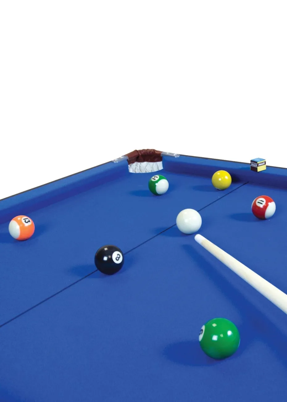 Charles Bentley 6in Pool Table Blue (4ft)