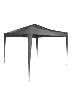 Charles Bentley 3m x 3m Pop Up Garden Patio Gazebo Garden Marquee Grey